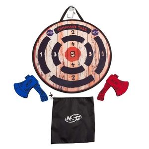NSG Tomahawk Toss Foam Axe Throwing Game Set